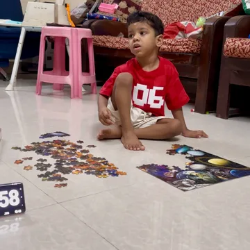 Solved a 252-Piece Space Puzzle!