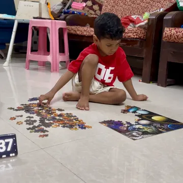 Solved a 252-Piece Space Puzzle!